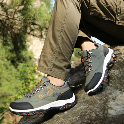 Zapatos Senderismo Hombre Resistente Ajuste Seguro