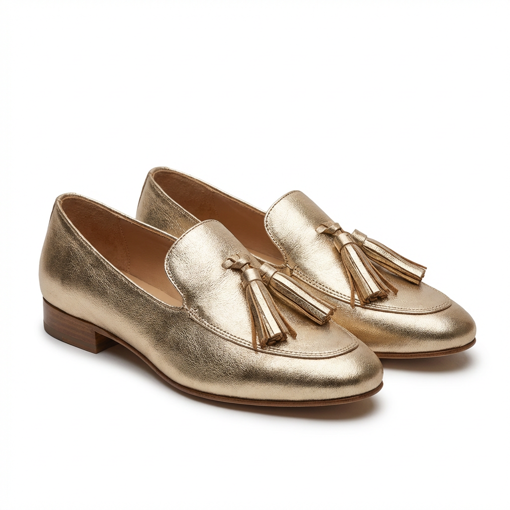 Mocasines Mujer de Piel con Borlas Estilo Clásico - Mavetta