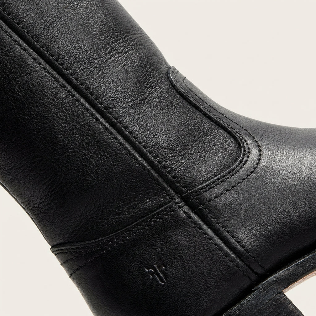 Botas Altas Mujer Caña Recta Tacón Bajo