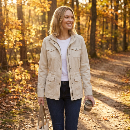 Chaqueta Utility Mujer Estilo Funcional Ajuste Regular