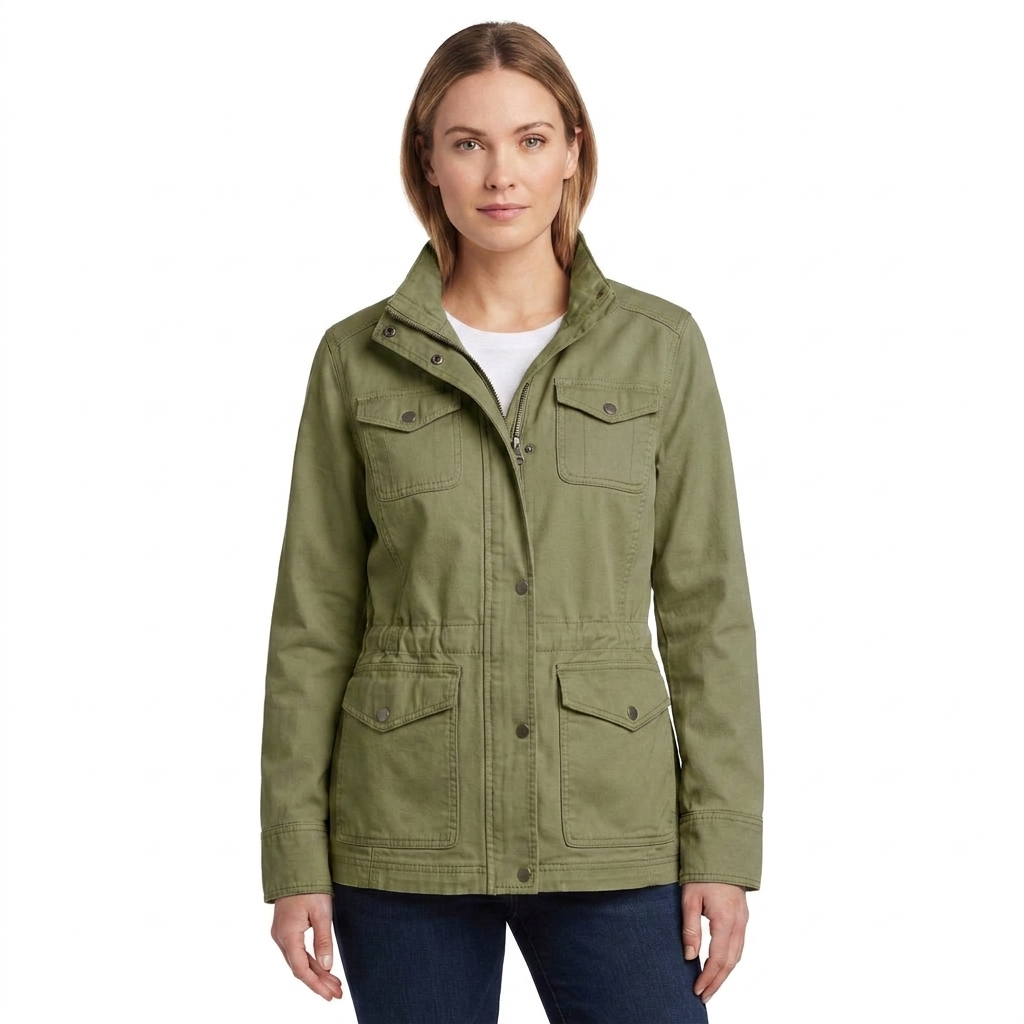 Chaqueta Utility Mujer Estilo Funcional Ajuste Regular