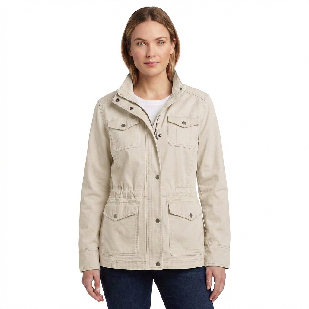 Chaqueta Utility Mujer Estilo Funcional Ajuste Regular - Mavetta