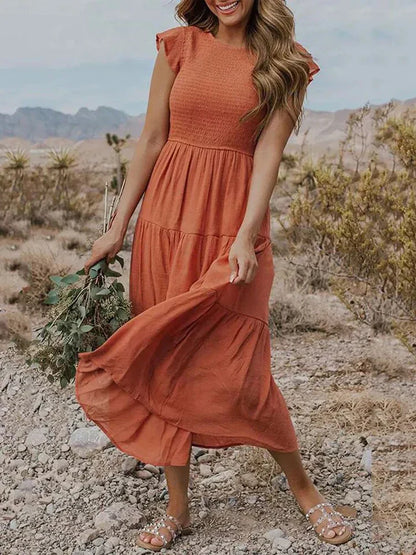 Vestido Largo Mujer Casual Ajuste Suelto