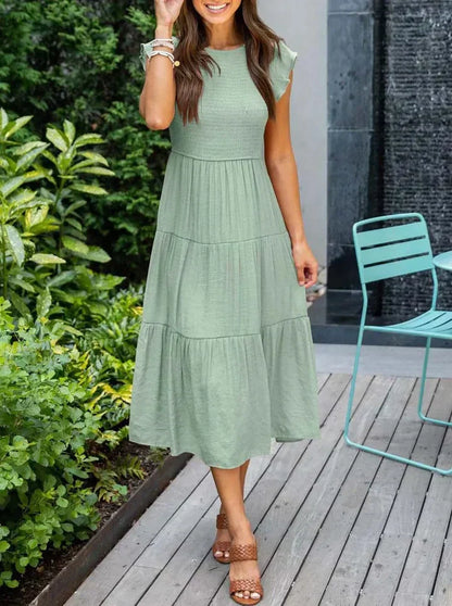 Vestido Largo Mujer Casual Ajuste Suelto