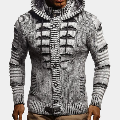 Sudadera Hombre de Pumavetta con Capucha y Botones - Mavetta