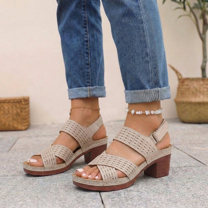 Sandalias Plataforma Mujer Suela Comoda Soporte Ortopedico