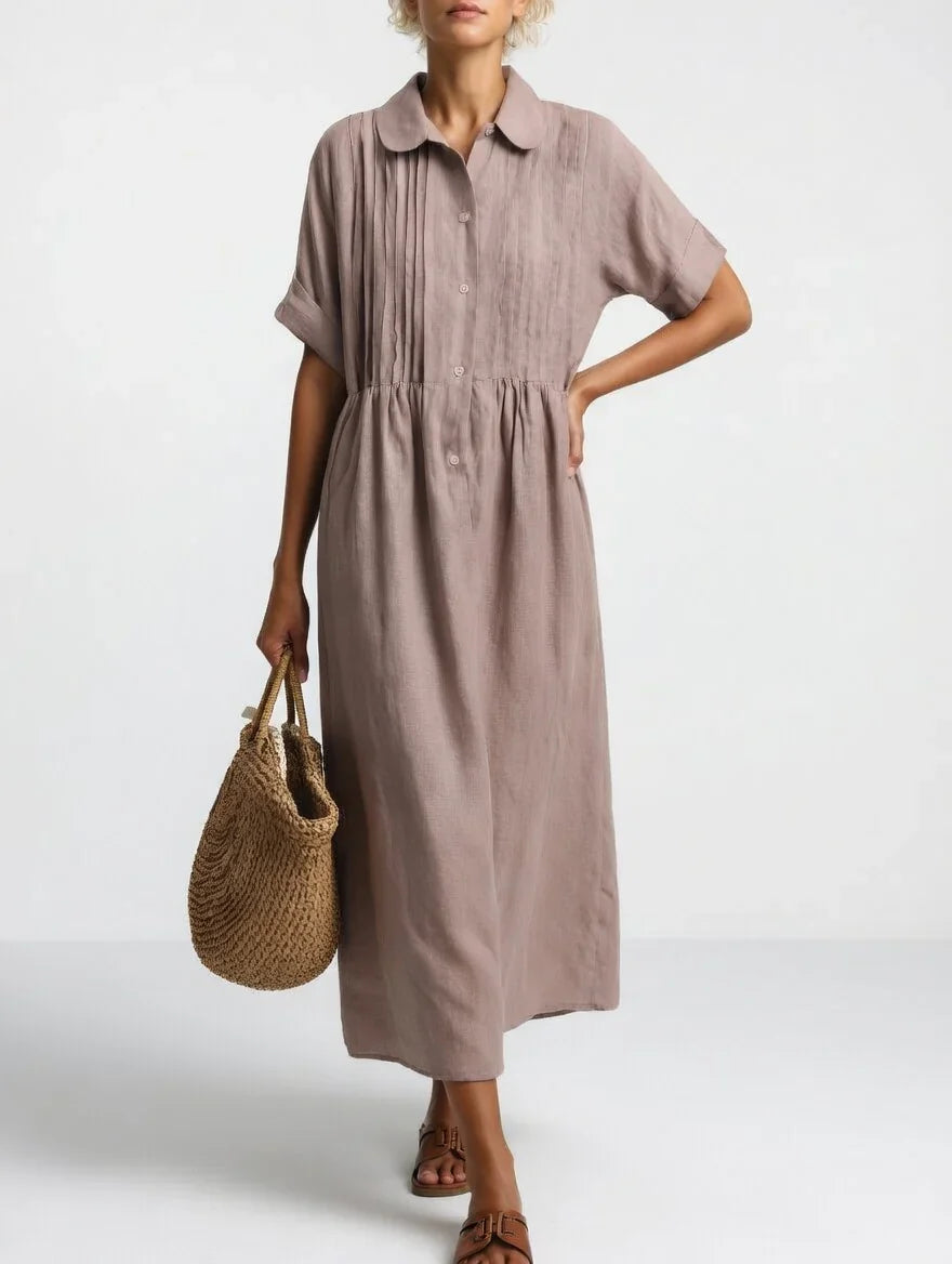 Vestido camisero mujer fluido verano