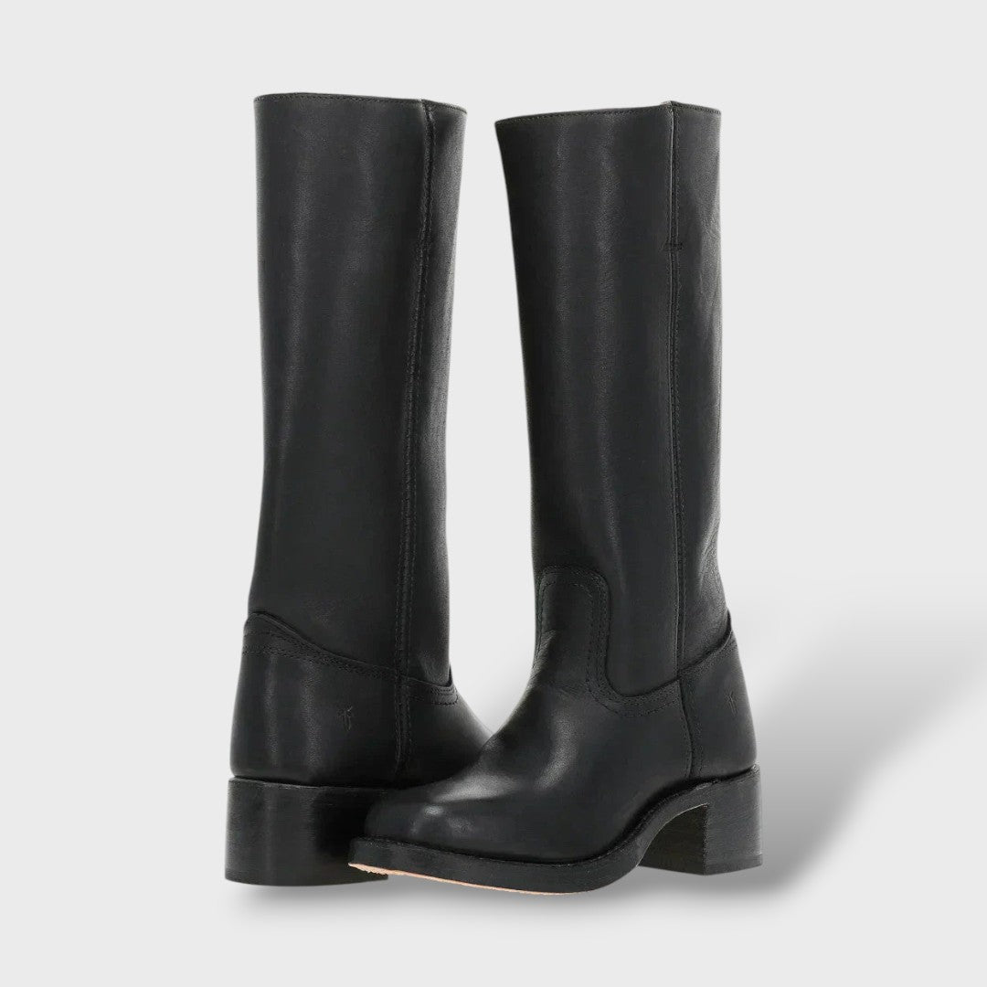 Botas Altas Mujer Suela Estructurada Diseño Elegante