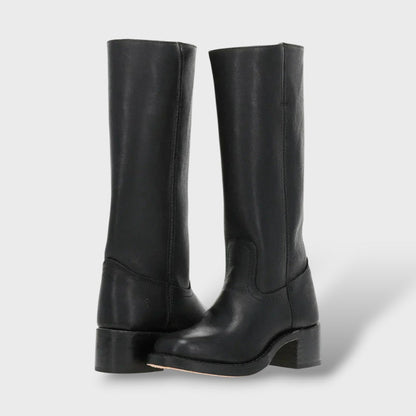 Botas Altas Mujer Suela Estructurada Diseño Elegante