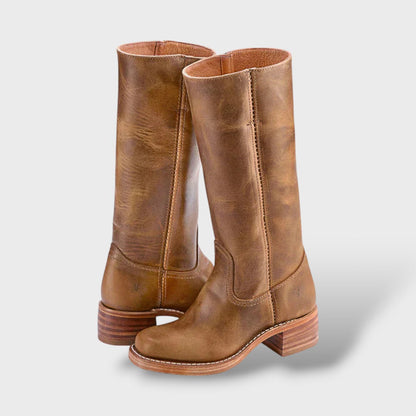 Botas Altas Mujer Suela Estructurada Diseño Elegante