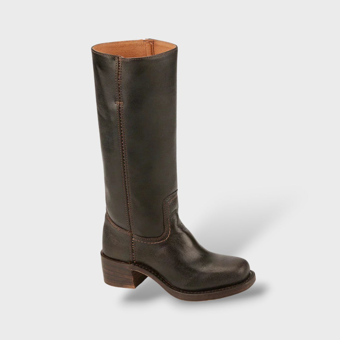 Botas Altas Mujer Suela Estructurada Diseño Elegante