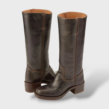 Botas Altas Mujer Suela Estructurada Diseño Elegante