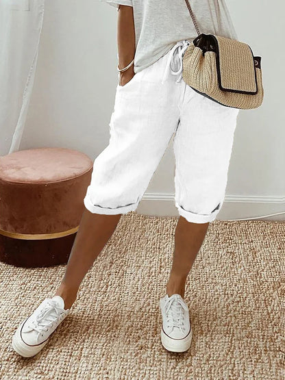 Short Mujer Comodo con Bolsillos