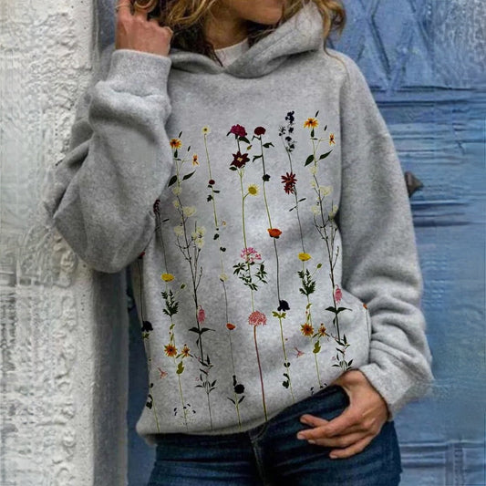 Jersey mujer Suave Estampado Floral Ajuste Clasico - Mavetta