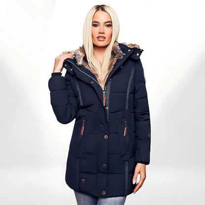 Abrigo Mujer Invierno Acolchado Ajuste Confortable - Mavetta