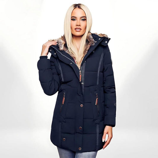 Abrigo Mujer Invierno Acolchado Ajuste Confortable - Mavetta