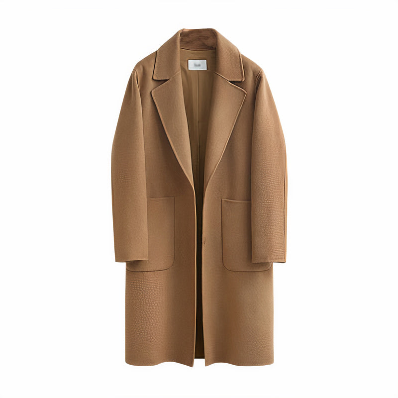 Abrigo largo mujer de lana invierno - Mavetta