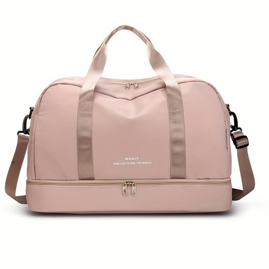 Bolsa de viaje mujer con compartimento inferior doble cremallera y - Mavetta