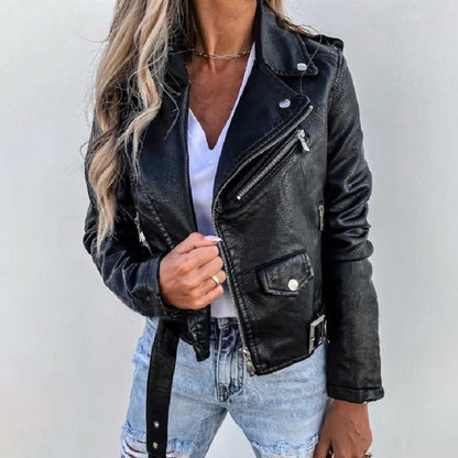 Chaqueta Mujer con Solapa Clasica y Corte Versatil - Mavetta