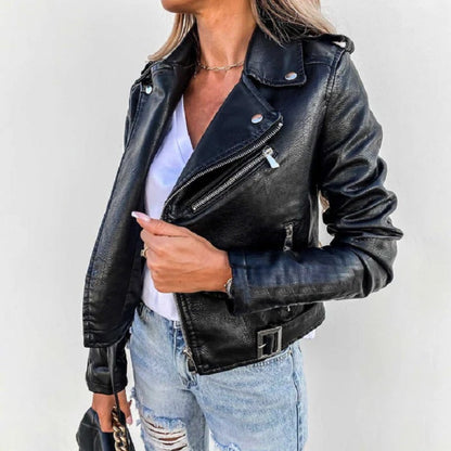 Chaqueta Mujer con Solapa Clasica y Corte Versatil