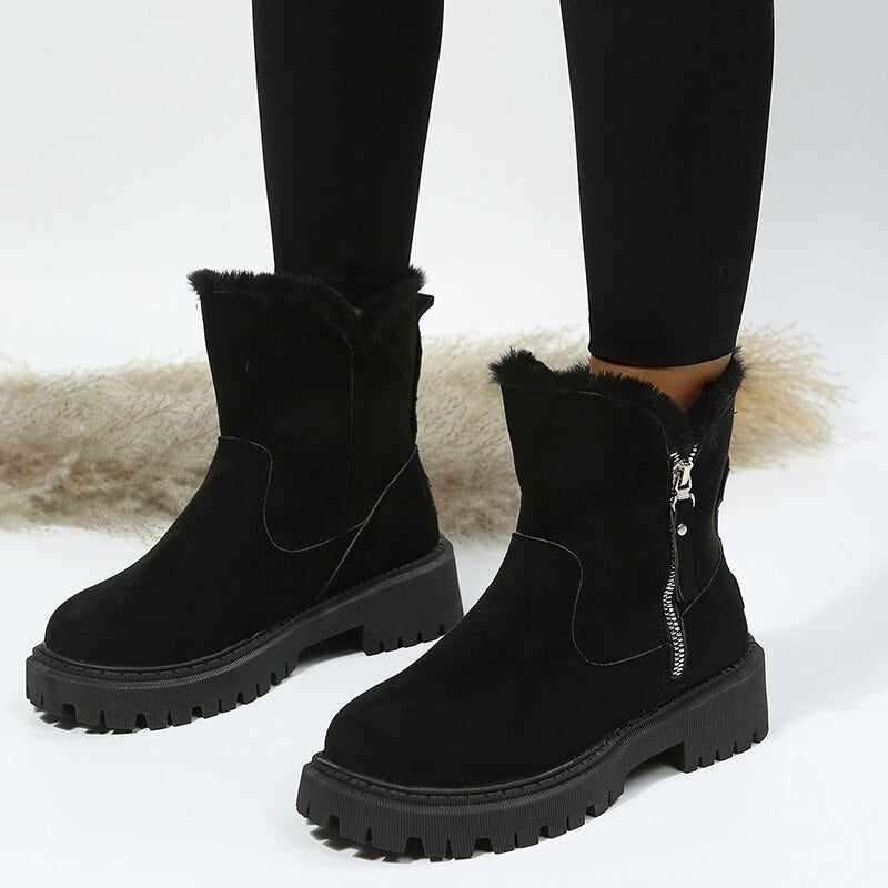 Botines mujer de piel diseño moderno ajuste cómodo