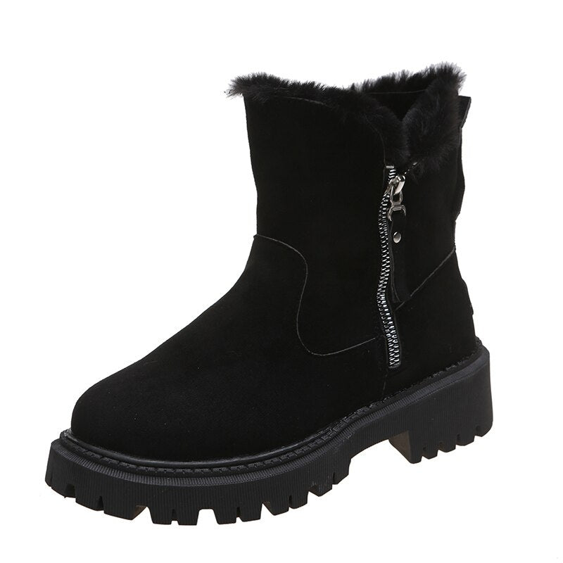 Botines mujer de piel diseño moderno ajuste cómodo
