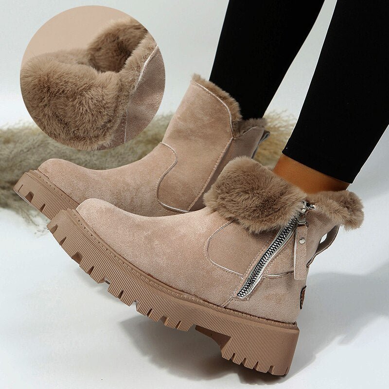 Botines mujer de piel diseño moderno ajuste cómodo