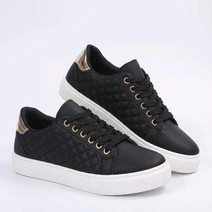 Zapatillas Mujer Acolchadas con Cordones Casual