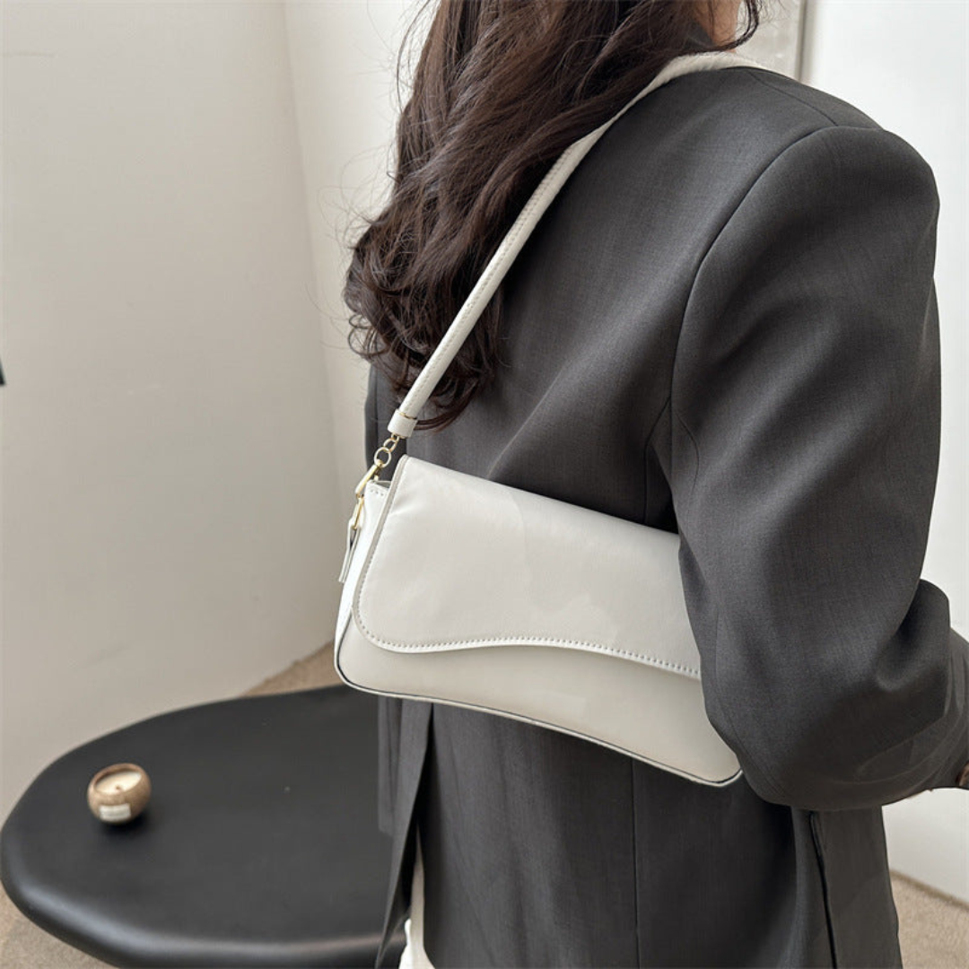 Bolso Cruzado Mujer con Solapa y Correa de Hombro Rectangular