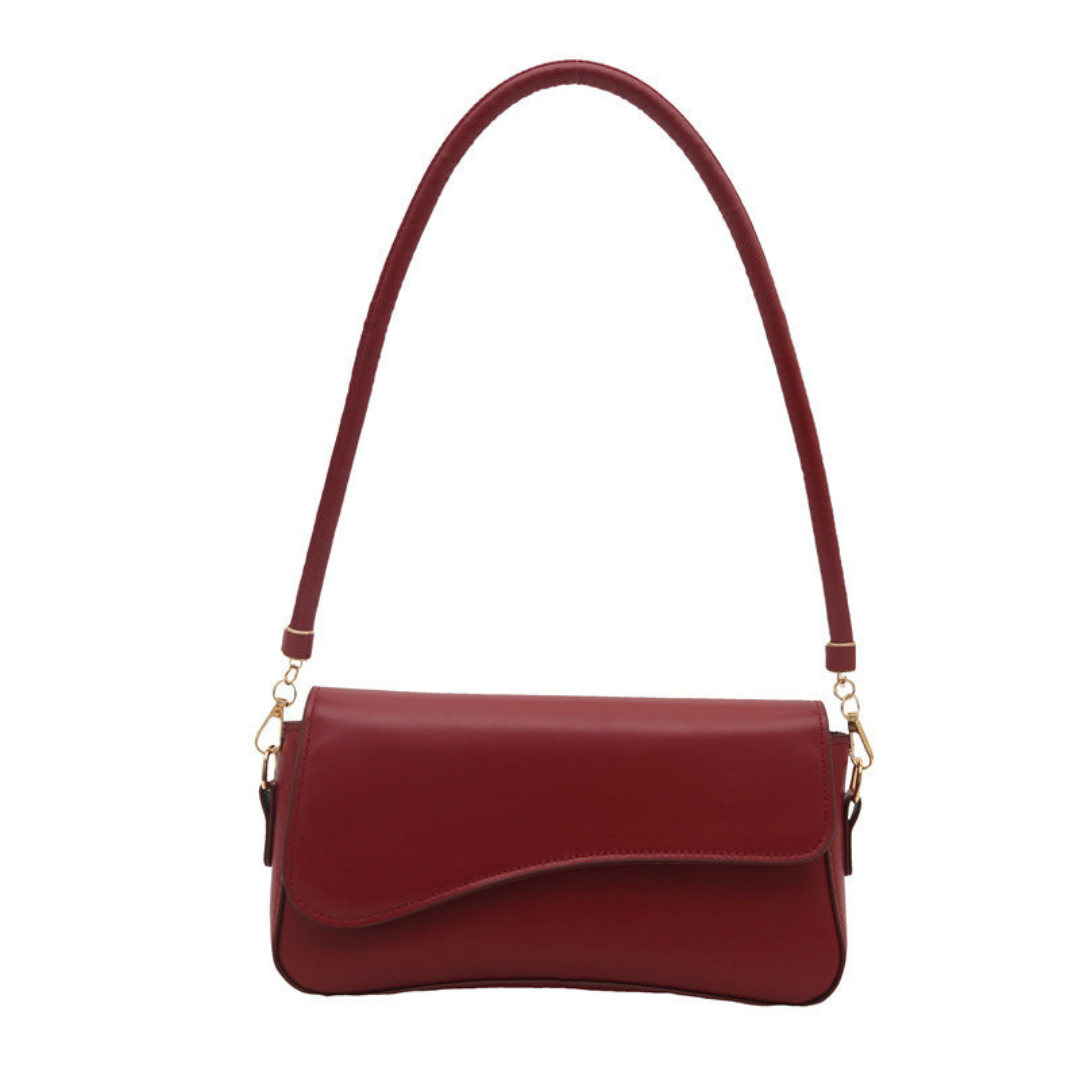Bolso Cruzado Mujer con Solapa y Correa de Hombro Rectangular