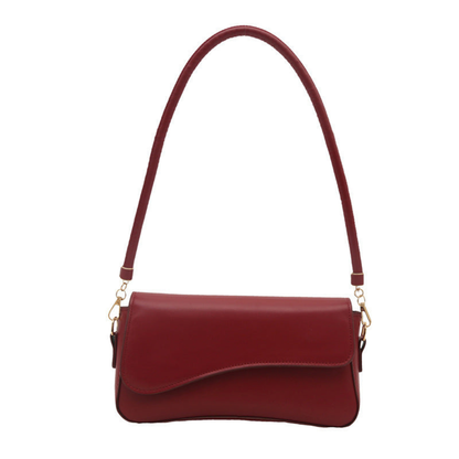 Bolso Cruzado Mujer con Solapa y Correa de Hombro Rectangular