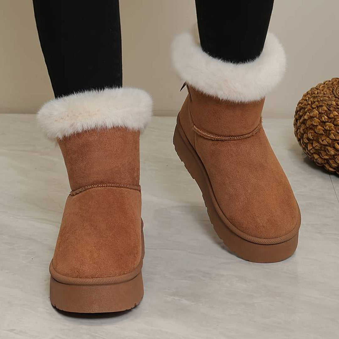 Botas Mujer Invierno Altas Suela Gruesa