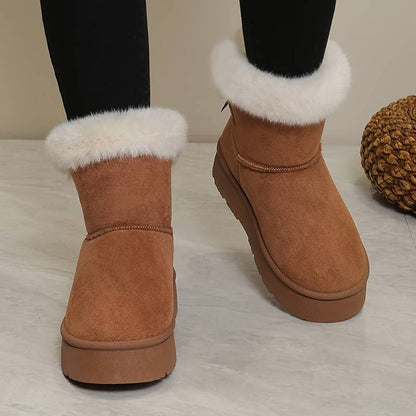 Botas Mujer Invierno Altas Suela Gruesa
