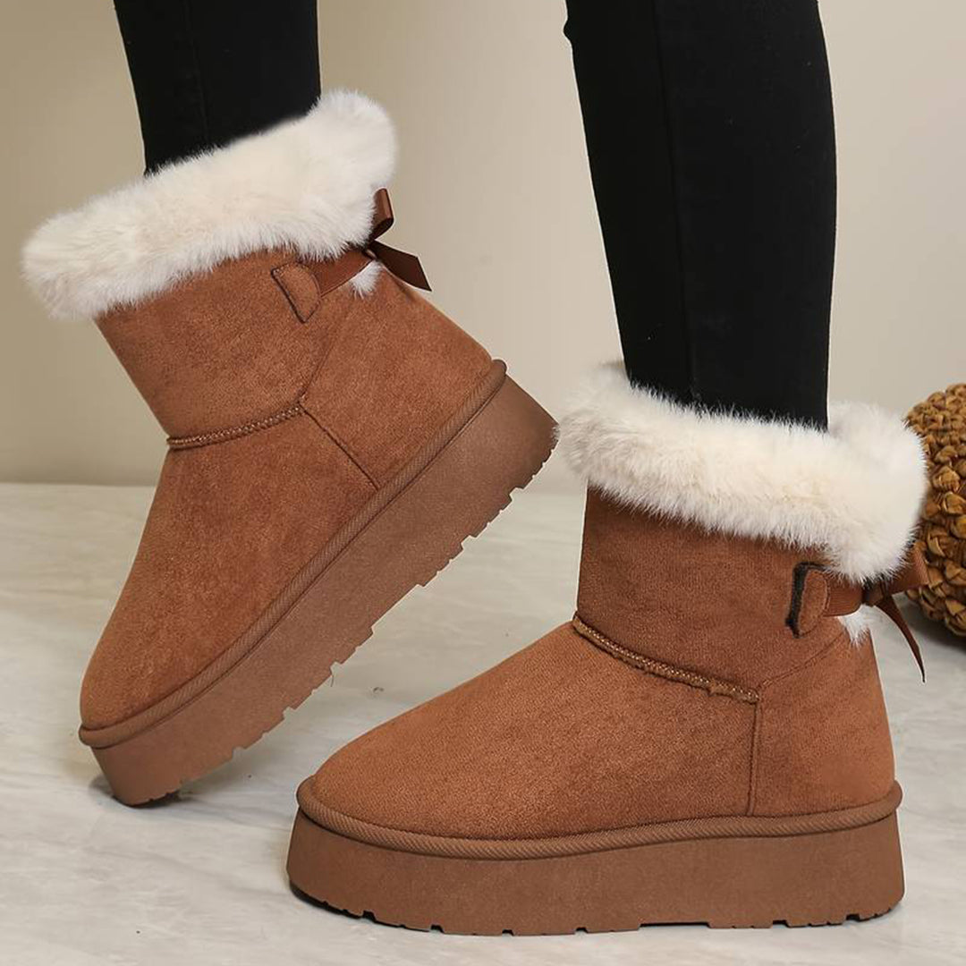 Botas Mujer Invierno Altas Suela Gruesa