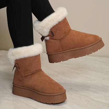 Botas Mujer Invierno Altas Suela Gruesa