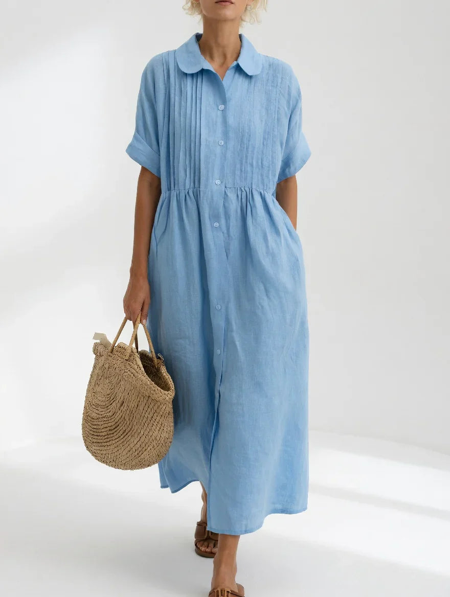 Vestido camisero mujer fluido verano