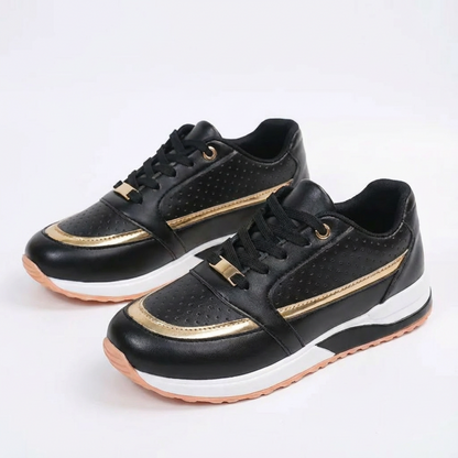 Zapatillas Plataforma Mujer con Cordones Casual