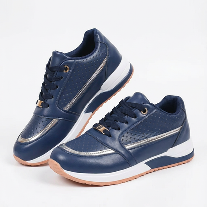 Zapatillas Plataforma Mujer con Cordones Casual
