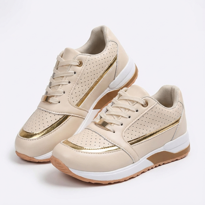 Zapatillas Plataforma Mujer con Cordones Casual