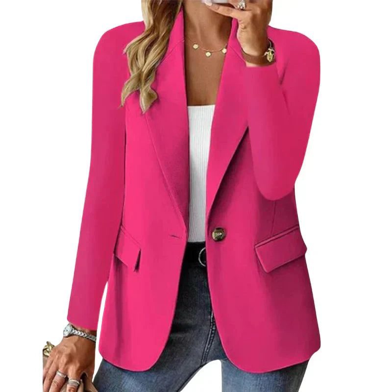 Blazer Mujer Estilo Sastre Ajustado