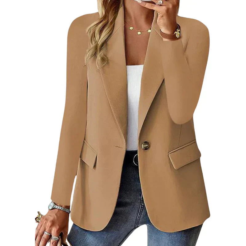 Blazer Mujer Estilo Sastre Ajustado