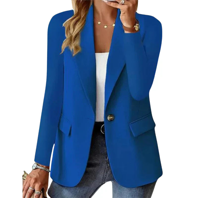 Blazer Mujer Estilo Sastre Ajustado