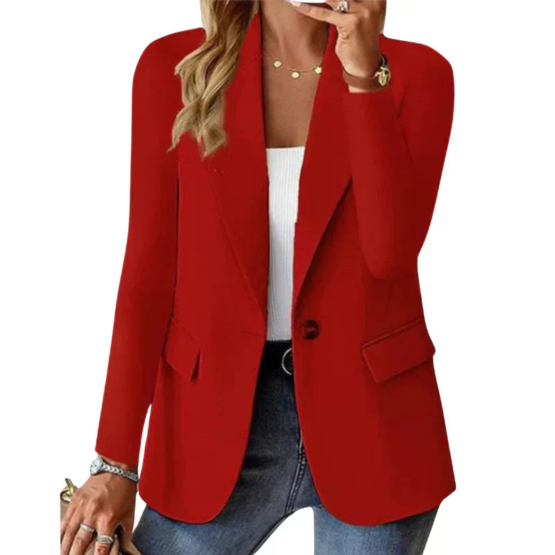 Blazer Mujer Estilo Sastre Ajustado