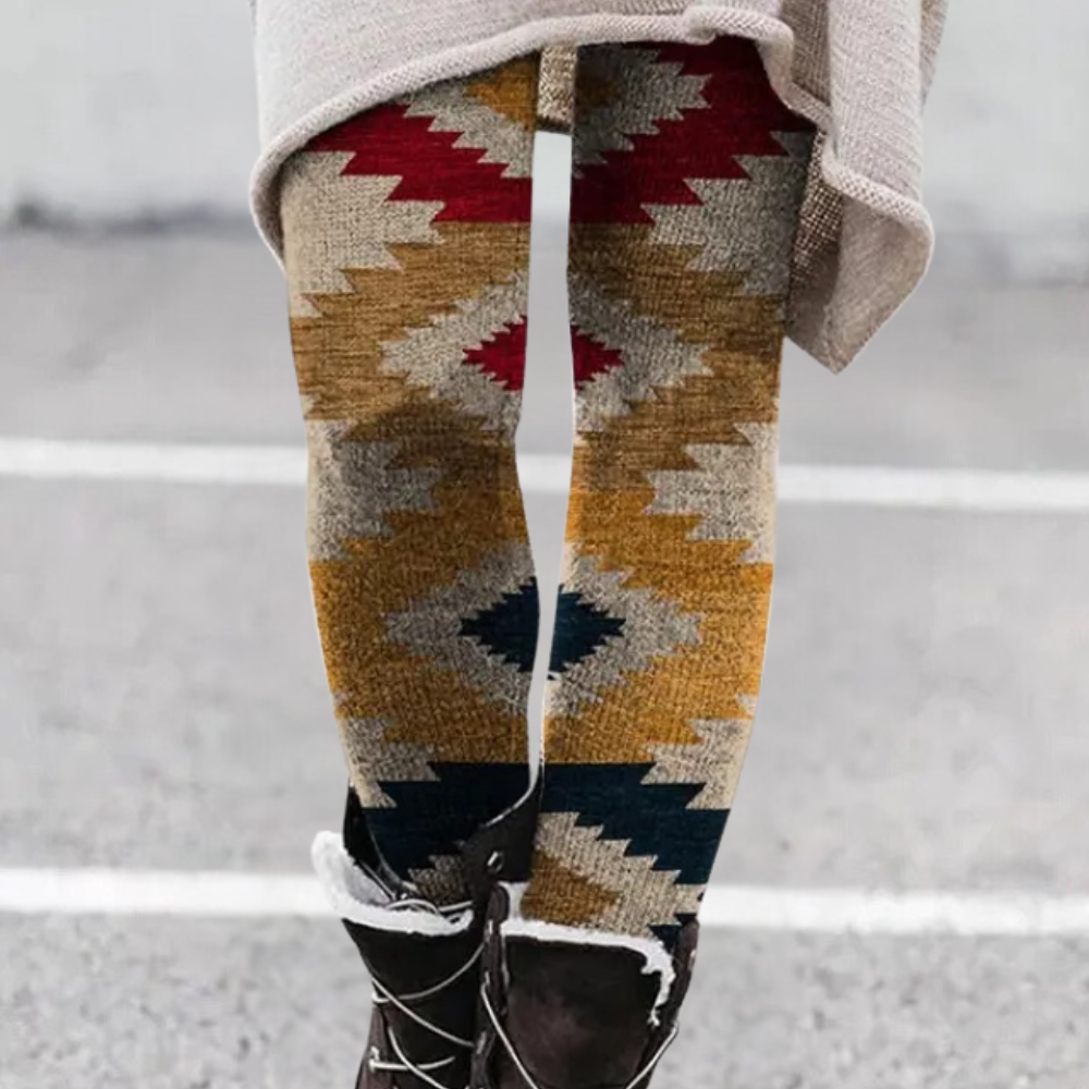 Leggings mujer elastico comodo estampado - Mavetta