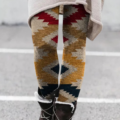 Leggings mujer elastico comodo estampado - Mavetta