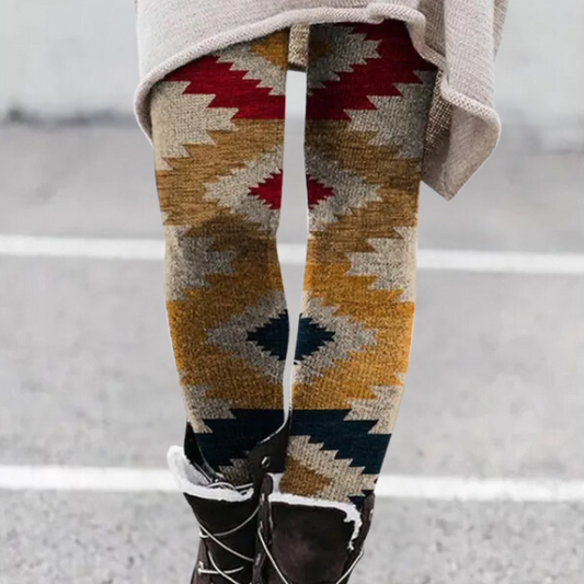 Leggings mujer elastico comodo estampado - Mavetta