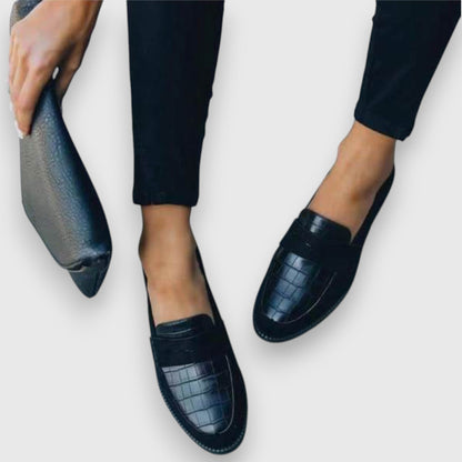 Zapatos Hombre de Piel con Patrón Cocodrilo y Confort Superior
