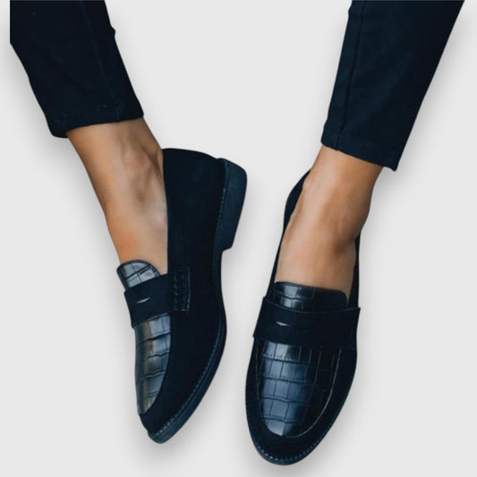 Zapatos Hombre de Piel con Patrón Cocodrilo y Confort Superior - Mavetta