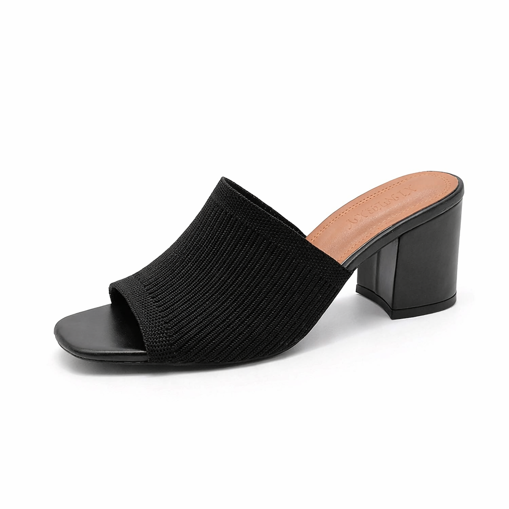 Sandalias Mujer Tacón Ancho Comodas