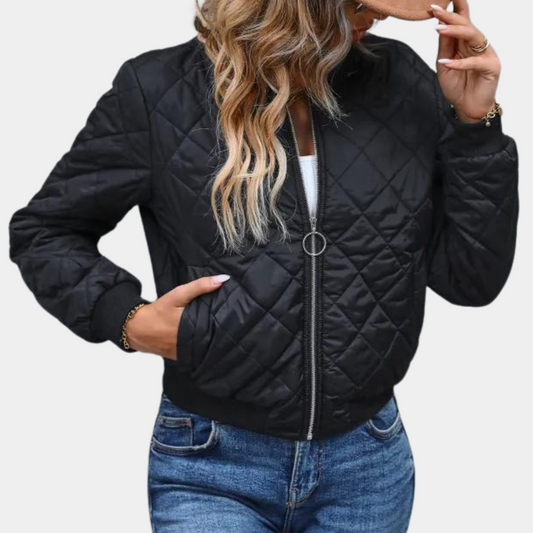 Cazadora bomber mujer acolchada cremallera invierno - Mavetta